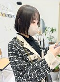 [Zina西通り]髪質改善/ミニボブ/暗髪/艶髪/似合わせカット
