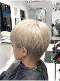 メンズマッシュブリーチカラーハイトーン