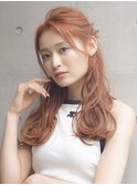 ハーフアップ/ヘアアレンジ/ハイトーン/夏にオススメ
