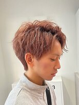 スイ(suiw)&nbsp;脱ウルフ☆ショートマッシュ波パーマ風【suiw】昭和町/天王寺