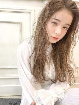 ヘアアンドメイク シークネクスト(HAIR&MAKE SeeK NEXT) 【SeeK NEXT】ソフトウェーブ×ミルクティーベージュ