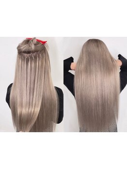 【再利用出来るハネエクステ】毛質は最高級品質で3ヶ月から半年使えるエクステで付け替えをする事が可能◎