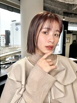 ワン バイ ジエクト(One by The Ect)&nbsp;【似合わせイメチェンカット】ボブ×ラベンダーグレージュ