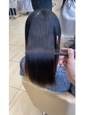 初めての艶髪！縮毛矯正ストレート