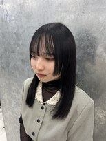 バサ 池袋東口店(BASSA) [hikari]黒髪に姫カット！
