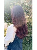 カルム(calme)&nbsp;ブリーチなしダブルカラー/カシスピンク