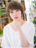 インナーカラー前下がりマッシュショートc5戸田公園20代30代40代