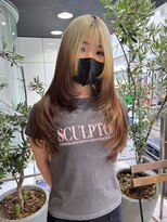 ヘアーアンドメイク ビス(HAIR&MAKE bis)&nbsp;話題の☆姫カット×ザクザクレイヤーカット【多田華歌】