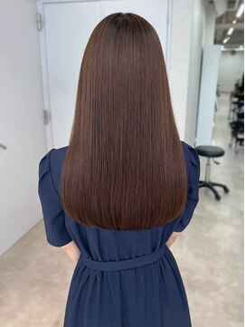 トレヘアー 京都 烏丸(tRe hair) 明るめブラウンカラー × 髪質改善トリートメント / 艶髪 / 美髪