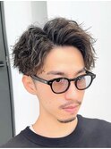メンズカット/メンズパーマ/髪質改善/波巻きパーマ/阪急豊中
