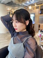 アリスバイアフロート 自由が丘(ALICe by AFLOAT) 結んでも可愛い顔まわりカット【自由が丘】