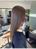ブリーチなしくすみブラウン