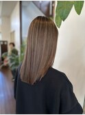 ハイライト+ブラウン