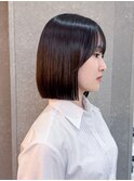 ◇ボブ 縮毛矯正 顔周りカット 表参道 髪質改善