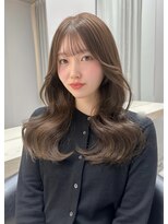 ボタン テンジン(VOTAN tenjin)&nbsp;【votan_はまひ】くすみベージュ/ブリーチなし/前髪/顔まわり