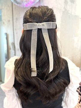 セシル(SECYL) tsugumi》簡単リボンヘアセット・推し活・同窓会・プチアレンジ