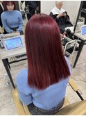 cherry redワイドバング美髪ケアブリーチ所沢韓国