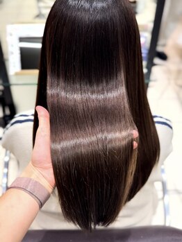 クラン 横浜(Clanc)の写真/《カット+髪質改善￥12100》お悩みに合わせた本格ケア◇ツヤ/柔らかさ/カラーのもち◎髪質改善もおすすめ