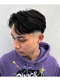 MEN’S HAIR/波巻ツイストスパイラル/フェザーパーマ/眉毛