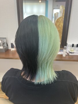 シュパーブ オリゾン(SUPERBE horizon) ウルフカット/ダブルカラー/デザインカラー/ツートンカラー