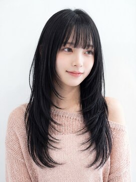 ヒュエ 表参道(Hue) ミディアムレイヤー/顔周りレイヤー／レイヤーカット/前髪/ボブ