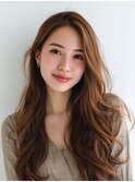 ナチュラルベージュ☆レイヤーロング【TELAHAIR五井】