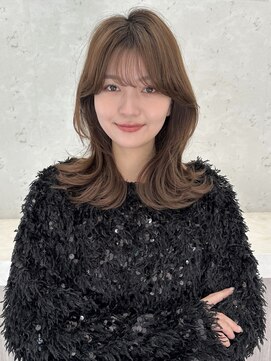 コール ネックス ザ サロン 表参道(COALL nex the salon) 前髪あり ミディアムレイヤー