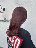 チェリーピンクブラウン×ロング