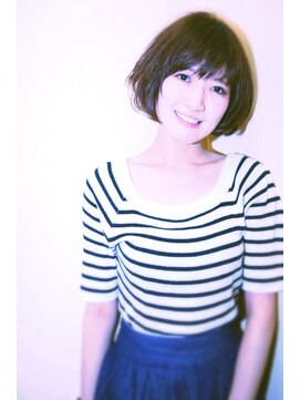 ラウンジ モリオ イケブクロ(Lounge MORIO Ikebukuro) 【morio池袋】M字バングふんわりボブ