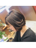 リップス ヘアー(Lips hair)&nbsp;ブリーチを使わないハイライトカラースタイル♪