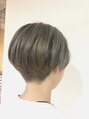 ヘアーサロン クスキ(hair salon KUSUKI) ブリーチ＋ローライトのハイトーン ショート