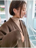 【nude仲井】ショートボブ/ブラウンベージュ
