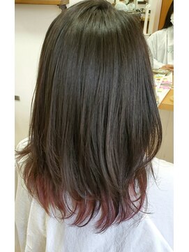 ヘアーアンドメイク ペリドット(hair&make Peridot) インナーカラー