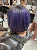 ビヨウシツ ポスタ&nbsp;マーブルパープル　正木ゆかり