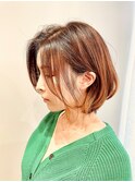 春髪ボブスタイル