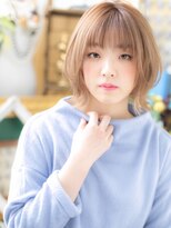 カバーヘア イヴ 戸頭店(COVER HAIR EVE)&nbsp;ペールカラーで外国人風★小顔エアリーミディb戸頭10代20代30代