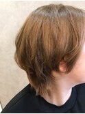 ハイトーンベージュ ミニウルフスタイル