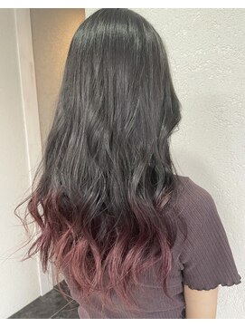 アジールヘア 所沢プロペ通り店(agir hair) ピンクグラデーション