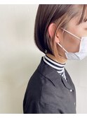 社会人向けインナーカラーボブ