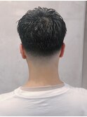 ローフェード×ピンパーマ y
