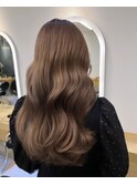 大人かわいい20代30代40代小顔ショコラベージュ1Zina船橋