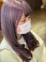 タンタントザクワフュール(Ten Tante the coiffure)&nbsp;優しいパープルカラー×ゆるふわロング
