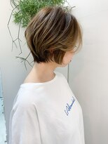 【mee.】ハセガワヒトシ　ハイライト色素改善　大人ショート