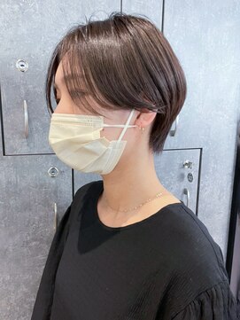 アルバム 渋谷パルコ(ALBUM) 丸みショート_グレージュカラーボブウルフ_ba358633