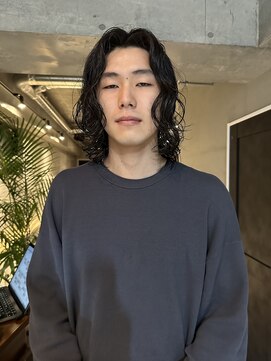 ソイリウム 下北沢(soi rium) 【メンズ　ミディアムニュアンスパーマ】