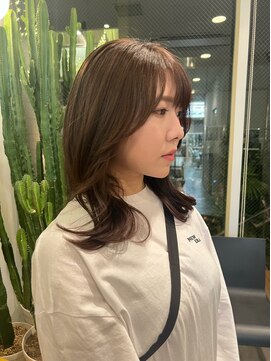 ディフィーノ 青山(DIFINO) 韓国レイヤーカット/クリームブラウン