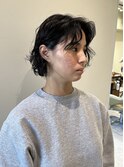 【ハクラ】ボブパーマ ニュアンスパーマ 黒髪パーマ ミニボブ