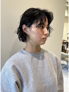 スタイル 茅ケ崎(STYLE) 【ハクラ】ボブパーマ ニュアンスパーマ 黒髪パーマ ミニボブ