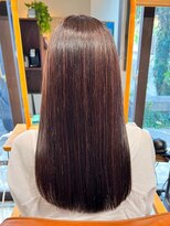 トリッカアヴェダ(tricca AVEDA) 髪質改善/ストレートロング/チョコレートブラウン