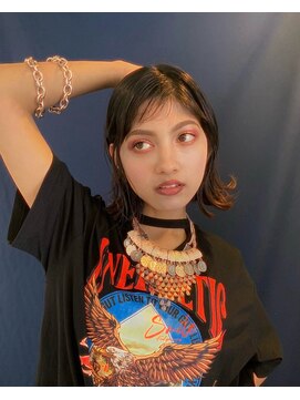 バンミー(BUNMEE) #顎下ボブ#癖毛を活かしたスタイリング